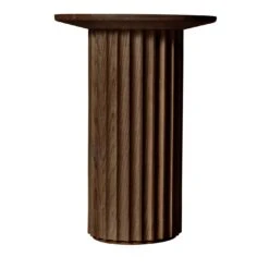 Capitello Slim Brown Ash Side Table
